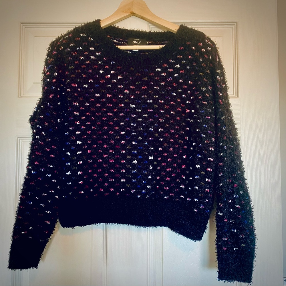 Eyelash Sweater from Only - size Small